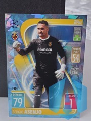 2021-22 Topps Match Attax UEFA Champions League Crystal Foil Sergio Asenjo #290