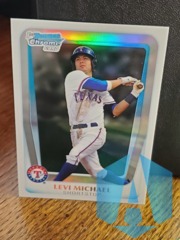 2011 1st Bowman Chrome Draft Prospects Refractor #BDPP61 Levi Michael Rookie Rangers