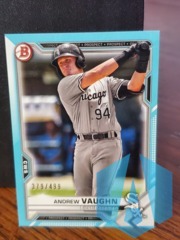 2021 Bowman Prospects Sky Blue #BP-88 Andrew Vaughn 379/499 White Sox