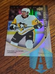 2020-21 Upper Deck Trilogy Premieres 281/499 Pierre-Olivier Joseph #85 Level 2 Rookie RC
