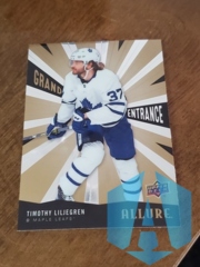 2020-21 UD Allure Timothy Liljegren #GE-2 Grand Entrance Leafs