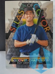 2022 UD Goodwin Champions Splash of Color #132 Riley Greene - Baseball