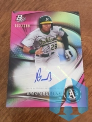 2022 Bowman Platinum Top Prospects Pink Auto 002/199 Brayan Buelvas #TOP-68