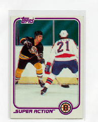 1981 Topps Ray Bourque #126 Playoff Statistics Bruins