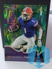 2021 Wild Card Alumination Kadarius Toney #GG-19 3/6 Groovin' Holo-Lux RC