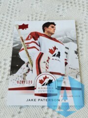 2014 Upper Deck Team Canada Juniors Exclusives 020/199 Jake Paterson #57