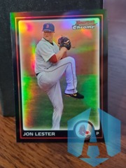 2010 Bowman Chrome Refractor #82 Jon Lester Red Sox