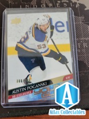 2020-21 Upper Deck Series 2 Young Guns Exclusives /100 Austin Poganski