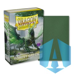 Dragon Shield Matte Sleeves Forest Green Japanese 60ct