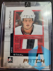 2010-11 ITG Eric Staal Gold /9 Emblem Patch SP-38 Superlative
