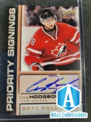 2011-12 Upper Deck Priority Signings Cody Hodgson /75