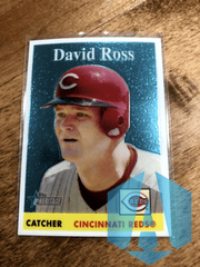 2007 Topps Heritage #THC9 David Ross 0301/1958 Cincinnati Reds