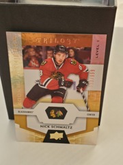 2016-17 UD Trilogy Rookie Premieres #70 Nick Schmaltz 333/999 Chicago Blackhawks