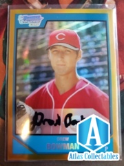 2007 Draft Chrome Picks Gold Refractor /50 Drew Bowman #BDPP38