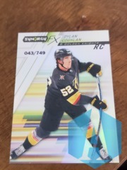 2020-21 Upper Deck Synergy FX Rookies 043/749 Dylan Coghlan #FXR-DC