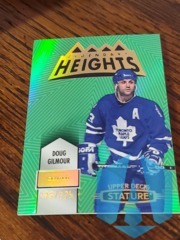 2021-22 Upper Deck Stature Legendary Heights Green 086/125 Doug Gilmour #LH-22