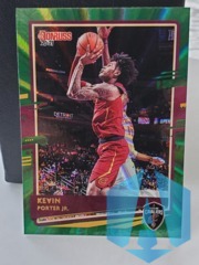 2020-21 Panini Donruss Green Laser Kevin Porter Jr #156 Cleveland Cavaliers