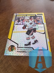 2020-21 OPC Platinum Chicago Blackhawks Brandon Hagel #183 Yellow Traxx 137/249