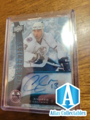 2009-10 UD Trilogy - Andrew Cogliano Ice Scripts Auto #IS-AC Oilers