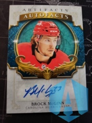 2020-2021 Brock Mcginn Autofacts Artifacts Carolina Hurricanes #A-BM