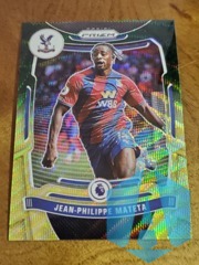 2021-22 Panini Prizm Jean-Philippe Mateta #299 Green/Yellow Wave