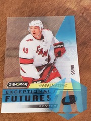 2020-21 Upper Deck Synergy Exceptional Futures 96/99 Morgan Geekie #EFS-MG Rookie
