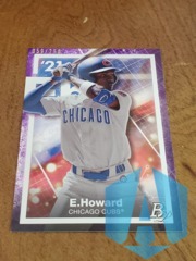 2021 Bowman Platinum Precious Elements Purple 059/250 Ed Howard #PE-25