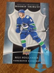 2020-21 NILS HOGLANDER #6 Upper Deck Artifacts ROOKIE Tribute 592/750