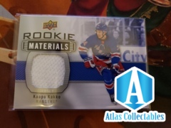 19-20 UD Series 2 Hockey Rookie Materials Jersey RM-KK Kaapo Kakko