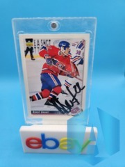1992-93 Upper Deck Benoit Brunet AUTO Signed Autograph - No COA