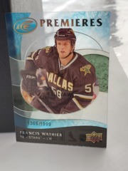 2009-10 Upper Deck Ice Premieres Acetate #113 Francis Wathier 1366/1999 Stars