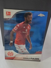 2022 Topps Chrome Bundesliga Blue 177/180 Angelo Fulgini #70 Rookie RC