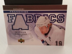 2003-04 Upper Deck Franchise Fabrics Markus Naslund #FF-MN Canucks