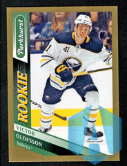 2019-20 UD Parkhurst Gold Parallel RC #276 Victor Olofsson Buffalo Sabres
