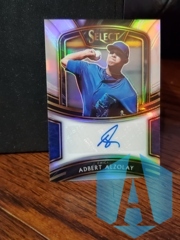 2021 Panini Select Silver Prizm SP ADBERT ALZOLAY #S-AA Auto 069/199 Chicago Cubs