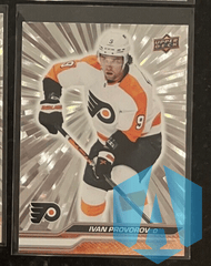 2023-24 Upper Deck Series 1 Silver Outburst Ivan Provorov #135