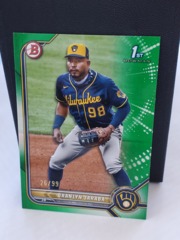 2022 Topps 1st Bowman Prospects Green 26/99 #BP-15 Branlyn Jaraba