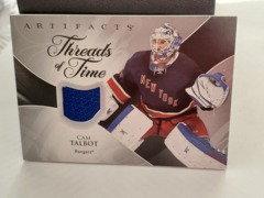 2023-24 UD Artifacts Threads Of Time Jersey #TT-CT Cam Talbot Rangers