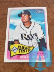 2014 Topps Heritage Chrome 973/999 Matt Moore #THC-451