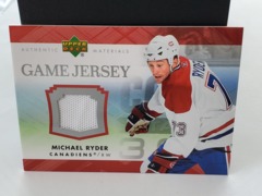 2007-08 Upper Deck Game Jersey Series 1 Michael Ryder #J-MR