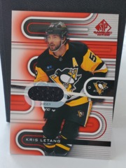 2022-23 Upper Deck SP Game Used Red Jersey Kris Letang #63 Penguins