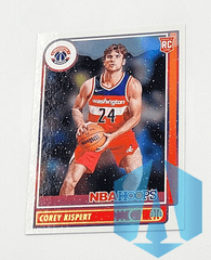 2021-22 Panini NBA Hoops Corey Kispert #212 Winter RC Washington Wizards