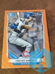 2014 Bowman Prospects Chrome Retail Orange Wave Refractor Trevor Gretzky #BCP48