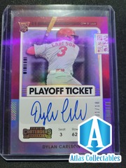 2021 Contenders Rookie Ticket Auto Refractor #147 Dylan Carlson /18