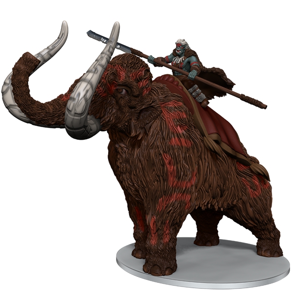 Mammoth Rider DARKLANDS RISING Pathfinder miniature