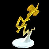 ELEMENTAL WEAPON - LIGHTNING D&D minis Spell Effect  ARCANE FURY & DIVINE MIGHT