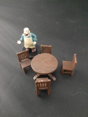 Round Table W/ 4 Chairs