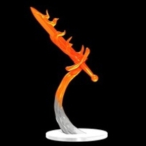 ELEMENTAL WEAPON - FIRE D&D minis Spell Effect  ARCANE FURY & DIVINE MIGHT