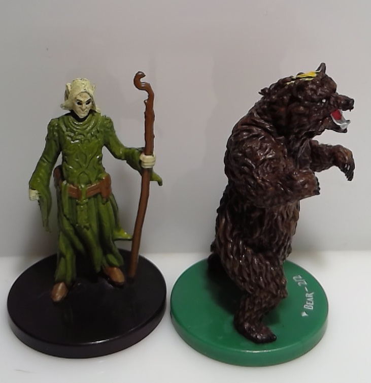 Bear 2/2 Overwhelming Swarm miniature MTG token