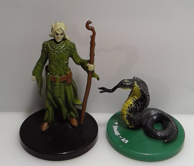 Snake 1/1 Overwhelming Swarm miniature MTG token